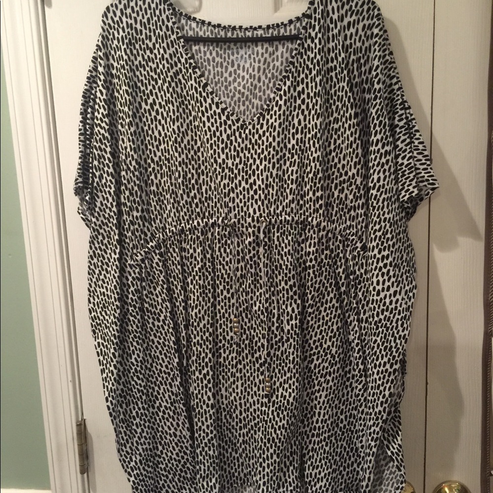 Lands End bathing suit cover up size medium